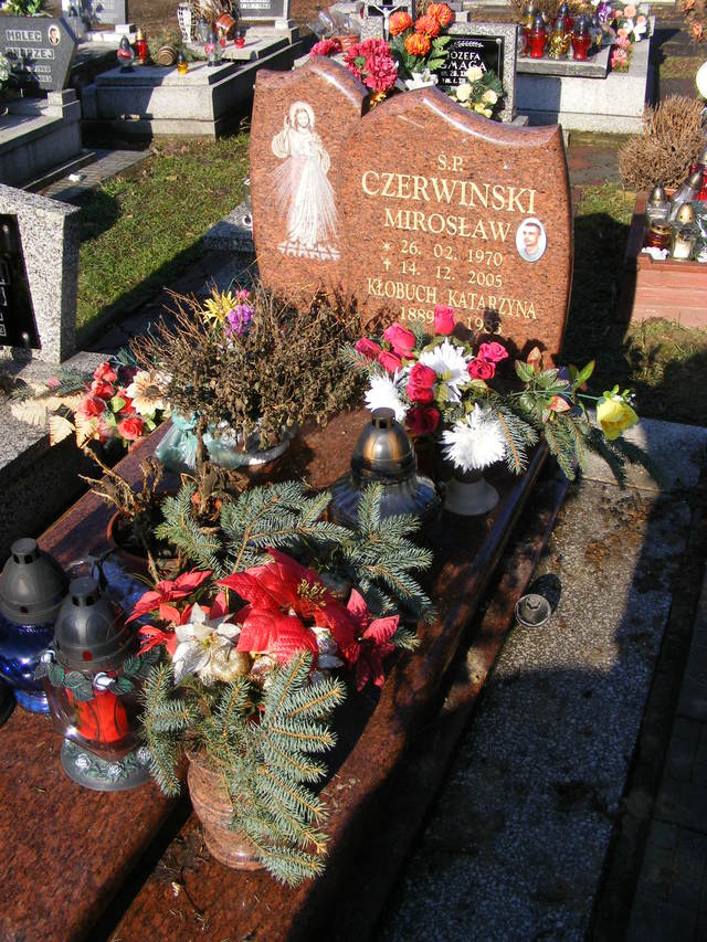 Mirosław CZERWIŃSKI 1970 Jastrzębie-Zdrój - Grobonet - Wyszukiwarka osób pochowanych