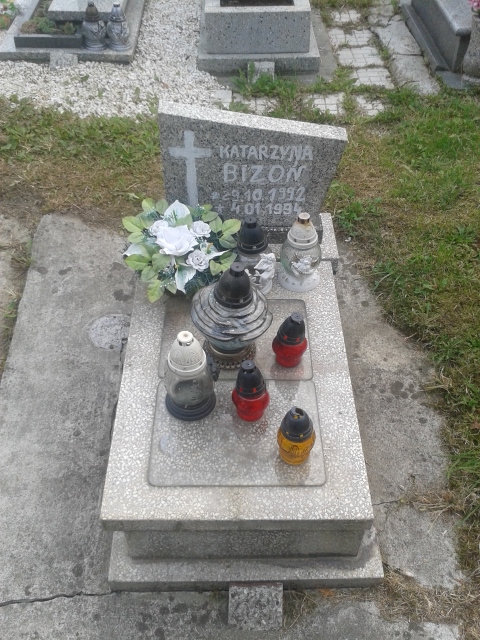 Katarzyna BIZOŃ 1992 Jastrzębie-Zdrój - Grobonet - Wyszukiwarka osób pochowanych