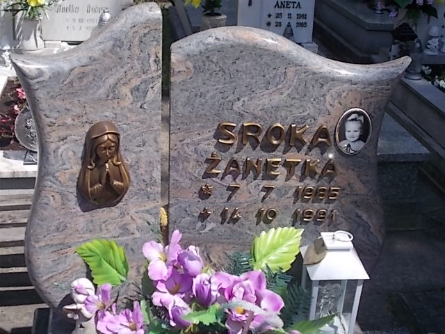Żaneta SROKA 1985 Jastrzębie-Zdrój - Grobonet - Wyszukiwarka osób pochowanych