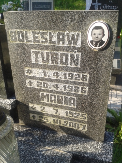 Bolesław TUROŃ 1928 Jastrzębie-Zdrój - Grobonet - Wyszukiwarka osób pochowanych
