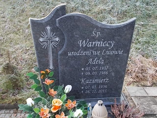 Kazimierz WARNICKI 1936 Jastrzębie-Zdrój - Grobonet - Wyszukiwarka osób pochowanych
