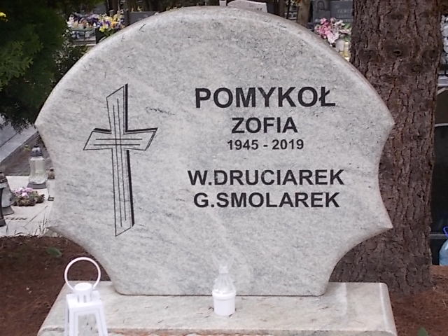 Zofia POMYKOŁ 1945 Jastrzębie-Zdrój - Grobonet - Wyszukiwarka osób pochowanych