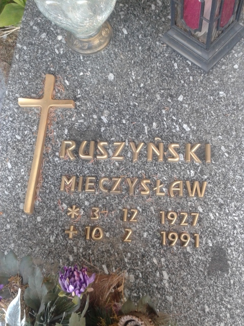 Mieczysław RUSZYŃSKI 1927 Jastrzębie-Zdrój - Grobonet - Wyszukiwarka osób pochowanych