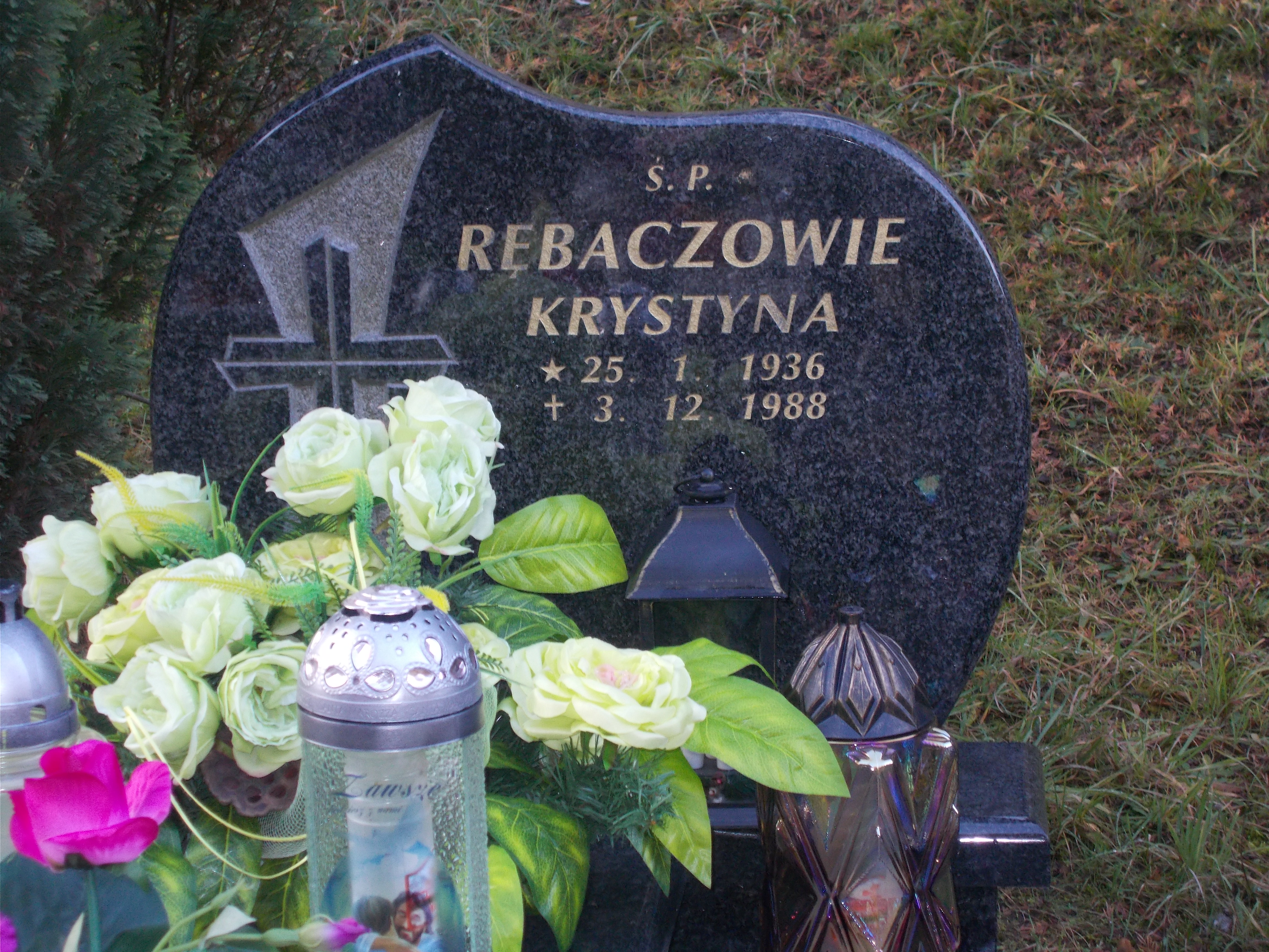 Krystyna RĘBACZ 1936 Jastrzębie-Zdrój - Grobonet - Wyszukiwarka osób pochowanych