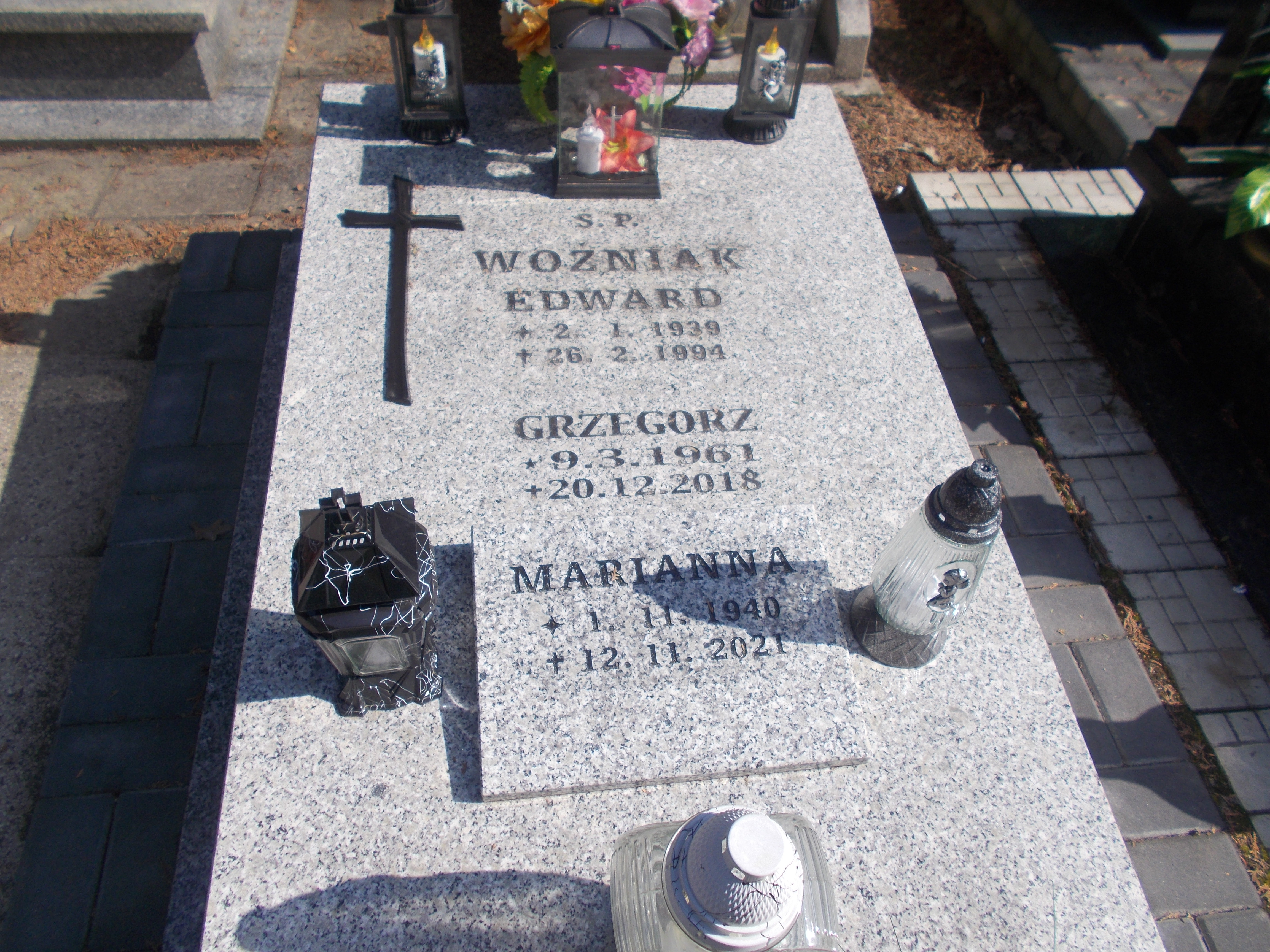 Grzegorz WOŹNIAK 1961 Jastrzębie-Zdrój - Grobonet - Wyszukiwarka osób pochowanych