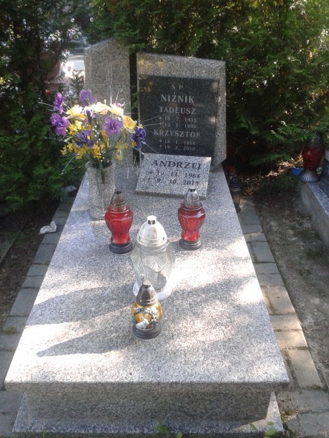Andrzej NIŹNIK  Jastrzębie-Zdrój - Grobonet - Wyszukiwarka osób pochowanych