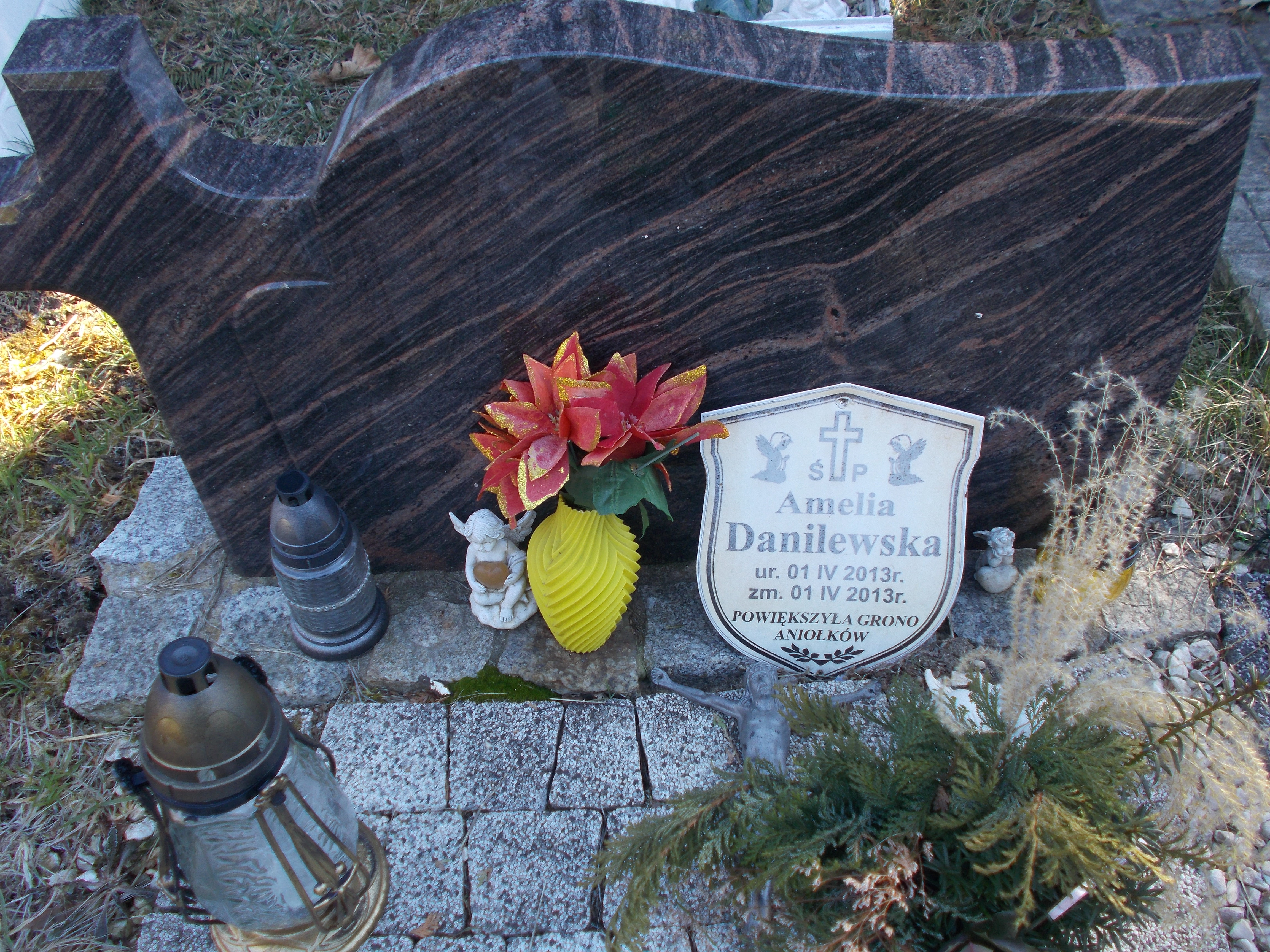 Amelia DANILEWSKA 2013 Jastrzębie-Zdrój - Grobonet - Wyszukiwarka osób pochowanych