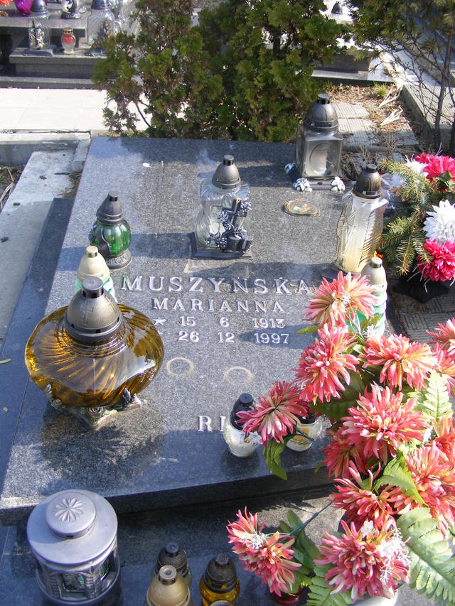 Marianna MUSZYŃSKA 1913 Jastrzębie-Zdrój - Grobonet - Wyszukiwarka osób pochowanych