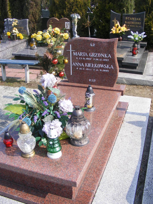 Marta GRZONKA 1907 Jastrzębie-Zdrój - Grobonet - Wyszukiwarka osób pochowanych