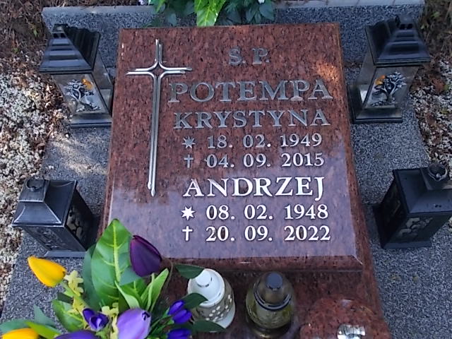 Andrzej POTEMPA 1948 Jastrzębie-Zdrój - Grobonet - Wyszukiwarka osób pochowanych
