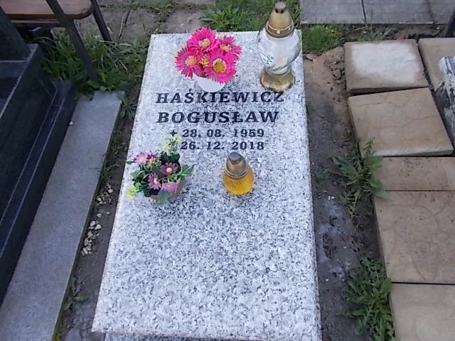 Bogusław HAŚKIEWICZ 1959 Jastrzębie-Zdrój - Grobonet - Wyszukiwarka osób pochowanych