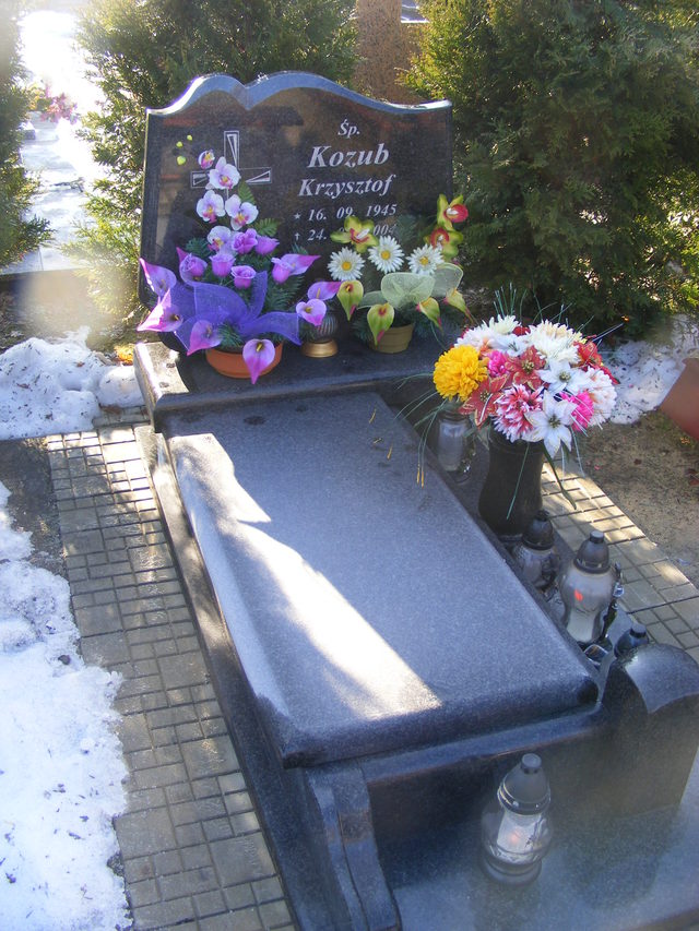 Krzysztof KOZUB 1945 Jastrzębie-Zdrój - Grobonet - Wyszukiwarka osób pochowanych