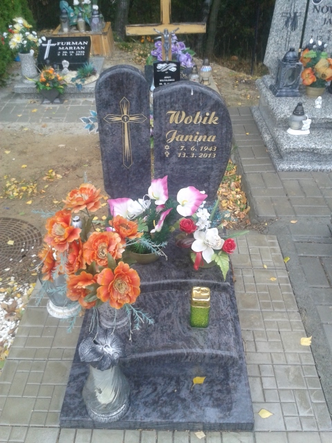 Janina WOBIK 1943 Jastrzębie-Zdrój - Grobonet - Wyszukiwarka osób pochowanych