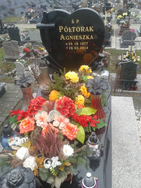 Agnieszka PÓŁTORAK 1977 Jastrzębie-Zdrój - Grobonet - Wyszukiwarka osób pochowanych