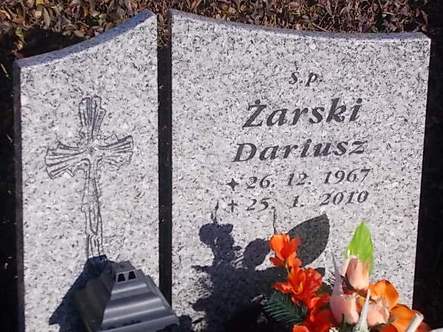 Dariusz ŻARSKI 1967 Jastrzębie-Zdrój - Grobonet - Wyszukiwarka osób pochowanych