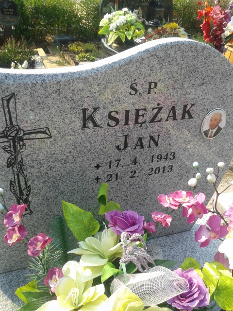 Jan KSIĘŻAK 1943 Jastrzębie-Zdrój - Grobonet - Wyszukiwarka osób pochowanych