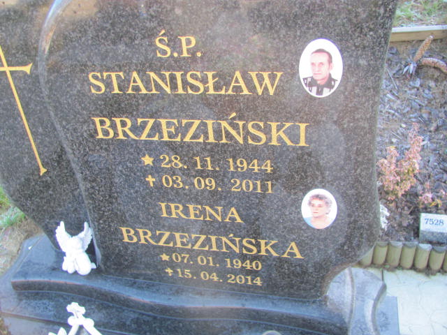 Irena Brzezińska 1940 Jastrzębie-Zdrój - Grobonet - Wyszukiwarka osób pochowanych