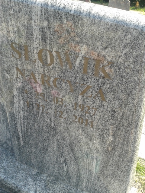 Narcyza SŁOWIK 1927 Jastrzębie-Zdrój - Grobonet - Wyszukiwarka osób pochowanych