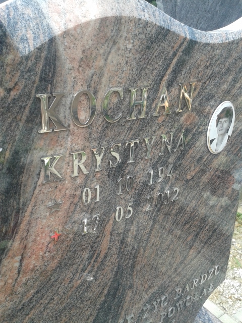 Krystyna KOCHAN 1947 Jastrzębie-Zdrój - Grobonet - Wyszukiwarka osób pochowanych