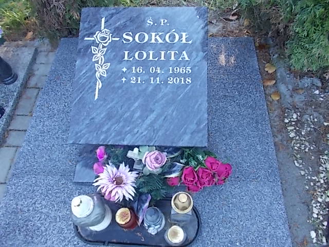 Lolita SOKÓŁ 1965 Jastrzębie-Zdrój - Grobonet - Wyszukiwarka osób pochowanych