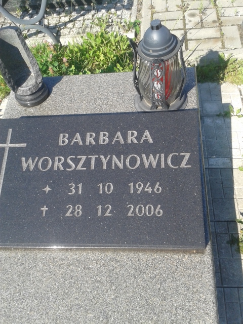 Barbara WORSZTYNOWICZ 1946 Jastrzębie-Zdrój - Grobonet - Wyszukiwarka osób pochowanych