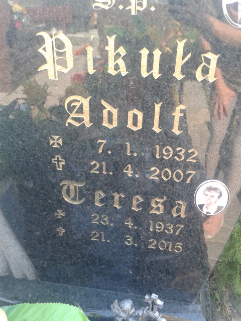 Adolf PIKUŁA 1932 Jastrzębie-Zdrój - Grobonet - Wyszukiwarka osób pochowanych