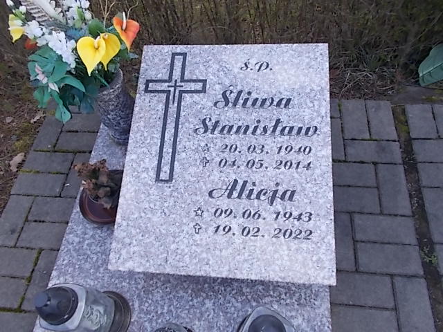 Alicja ŚLIWA 1943 Jastrzębie-Zdrój - Grobonet - Wyszukiwarka osób pochowanych