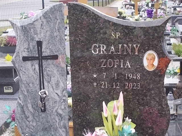 Zofia GRAJNY 1948 Jastrzębie-Zdrój - Grobonet - Wyszukiwarka osób pochowanych