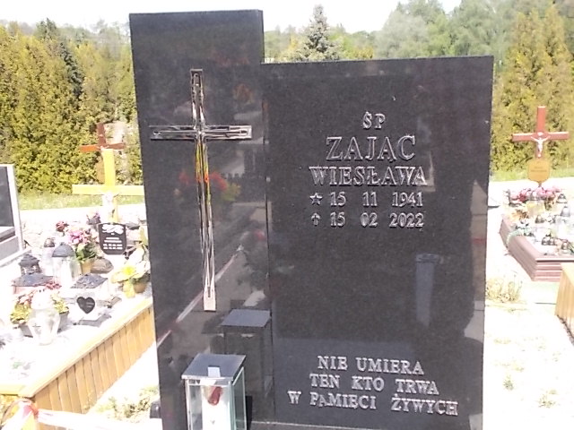 Wiesława ZAJĄC 1941 Jastrzębie-Zdrój - Grobonet - Wyszukiwarka osób pochowanych