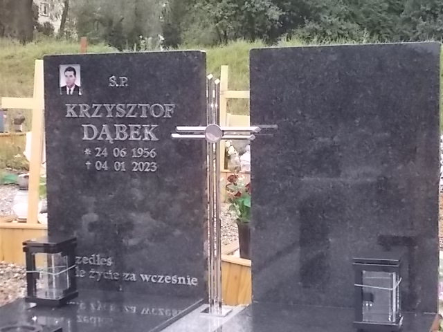 Krzysztof DĄBEK 1956 Jastrzębie-Zdrój - Grobonet - Wyszukiwarka osób pochowanych