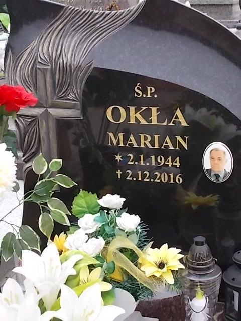 Marian OKŁA 1944 Jastrzębie-Zdrój - Grobonet - Wyszukiwarka osób pochowanych