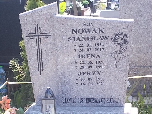 Jan NOWAK 1953 Jastrzębie-Zdrój - Grobonet - Wyszukiwarka osób pochowanych