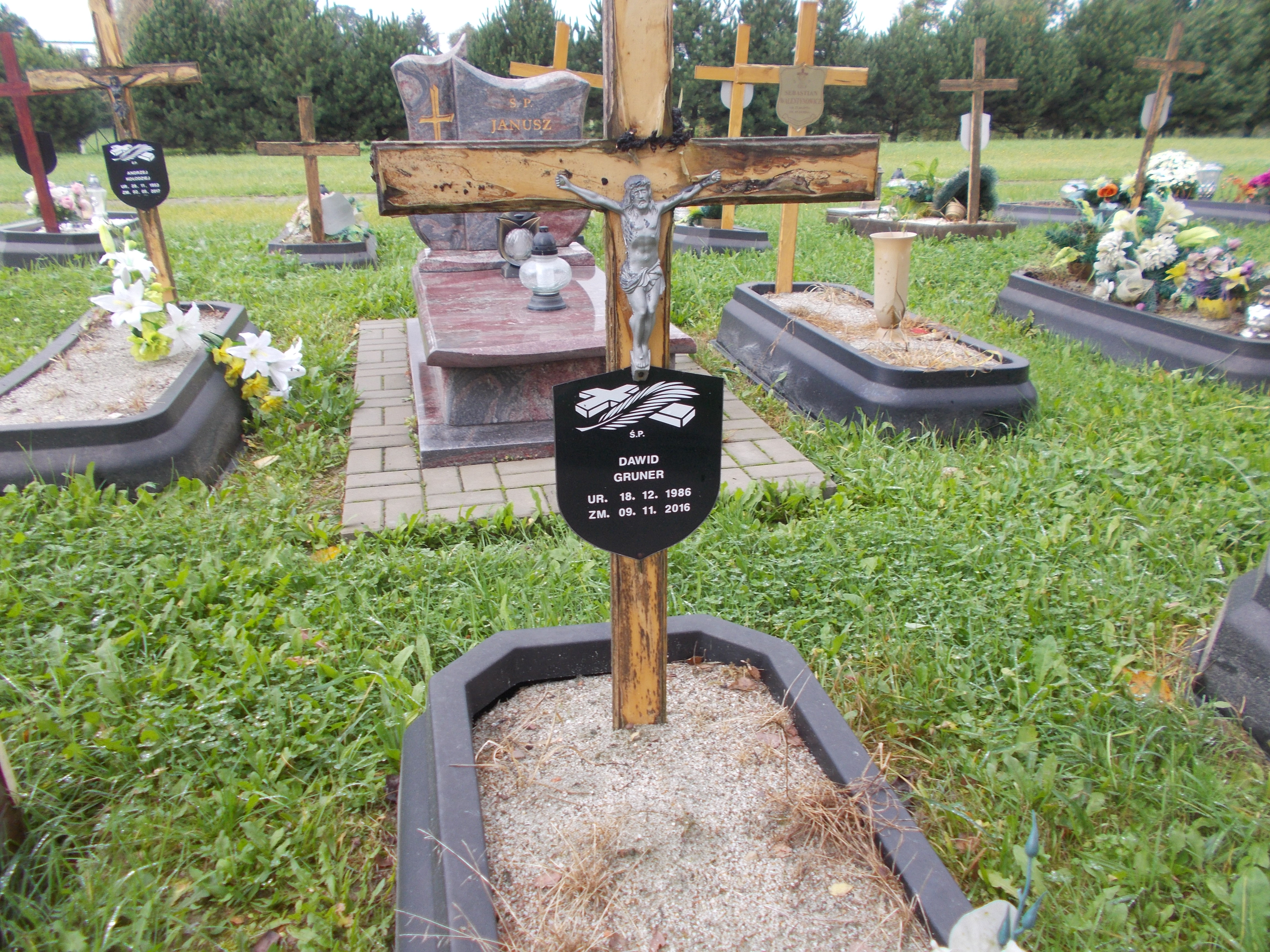 Dawid GRUNER Jastrzębie-Zdrój - Grobonet - Wyszukiwarka osób pochowanych